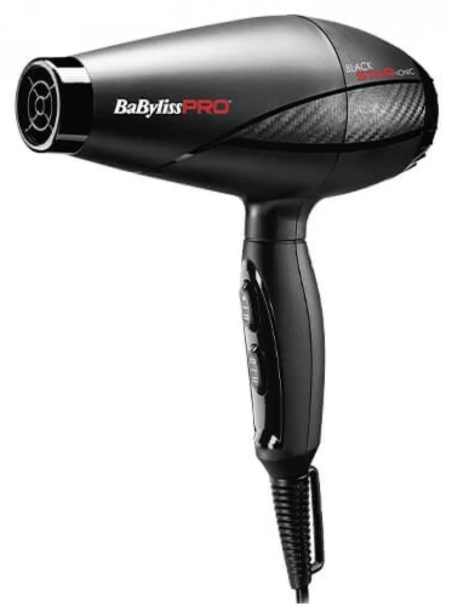 BaBylissPRO Black Star Ionic Dryer 2200W - Zwart