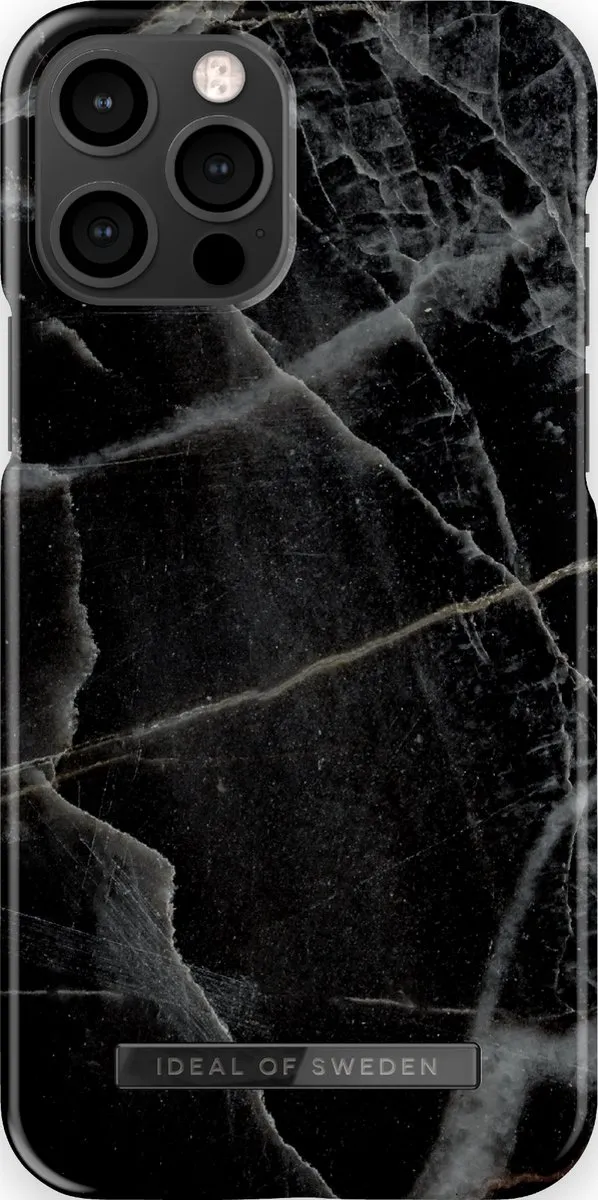 iDeal of Sweden iPhone 12/12 Pro Hoesje Black Thunder