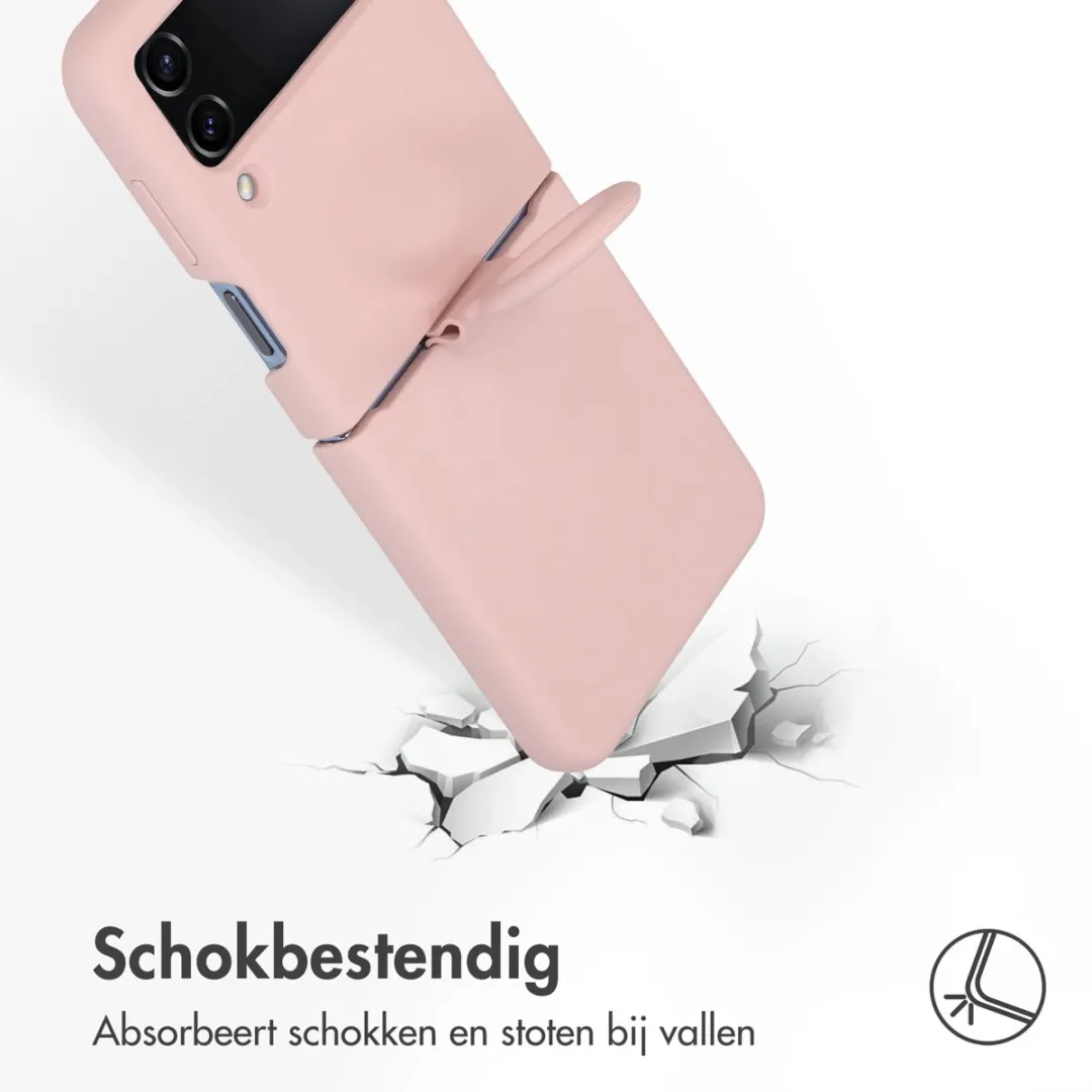 Accezz Hoesje Samsung Galaxy Z Flip 4 - Roze