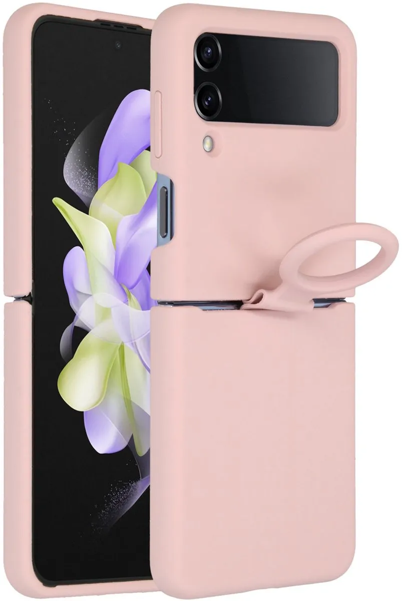 Accezz Hoesje Samsung Galaxy Z Flip 4 - Roze