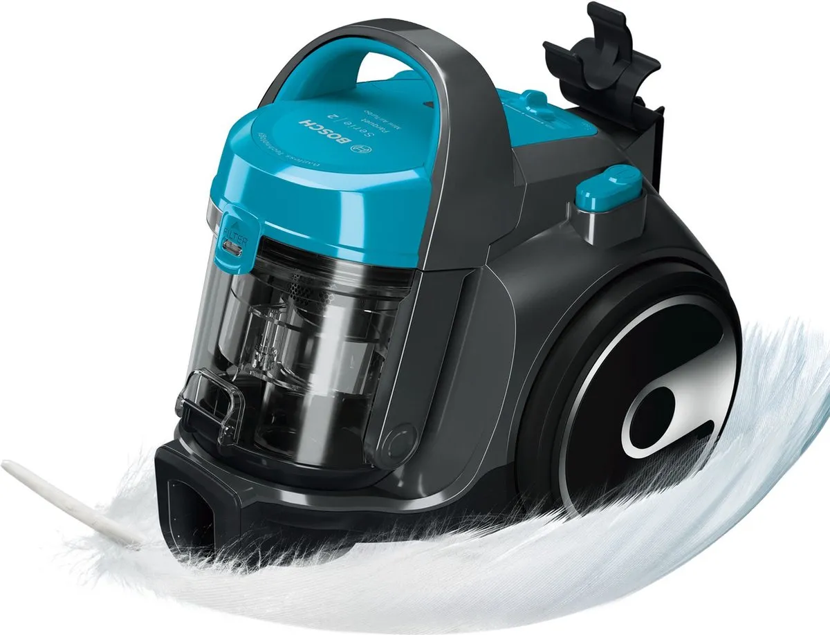 Bosch BGS05X240 Stofzuiger zonder zak - 700W - Blauw