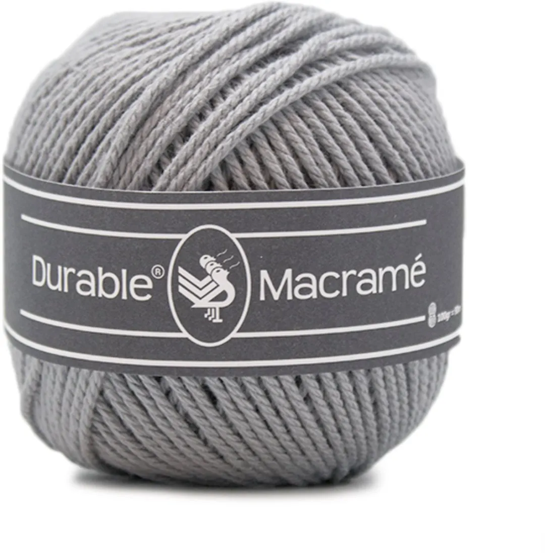 Durable Macramé Katoen Garen 2232 Light Grey