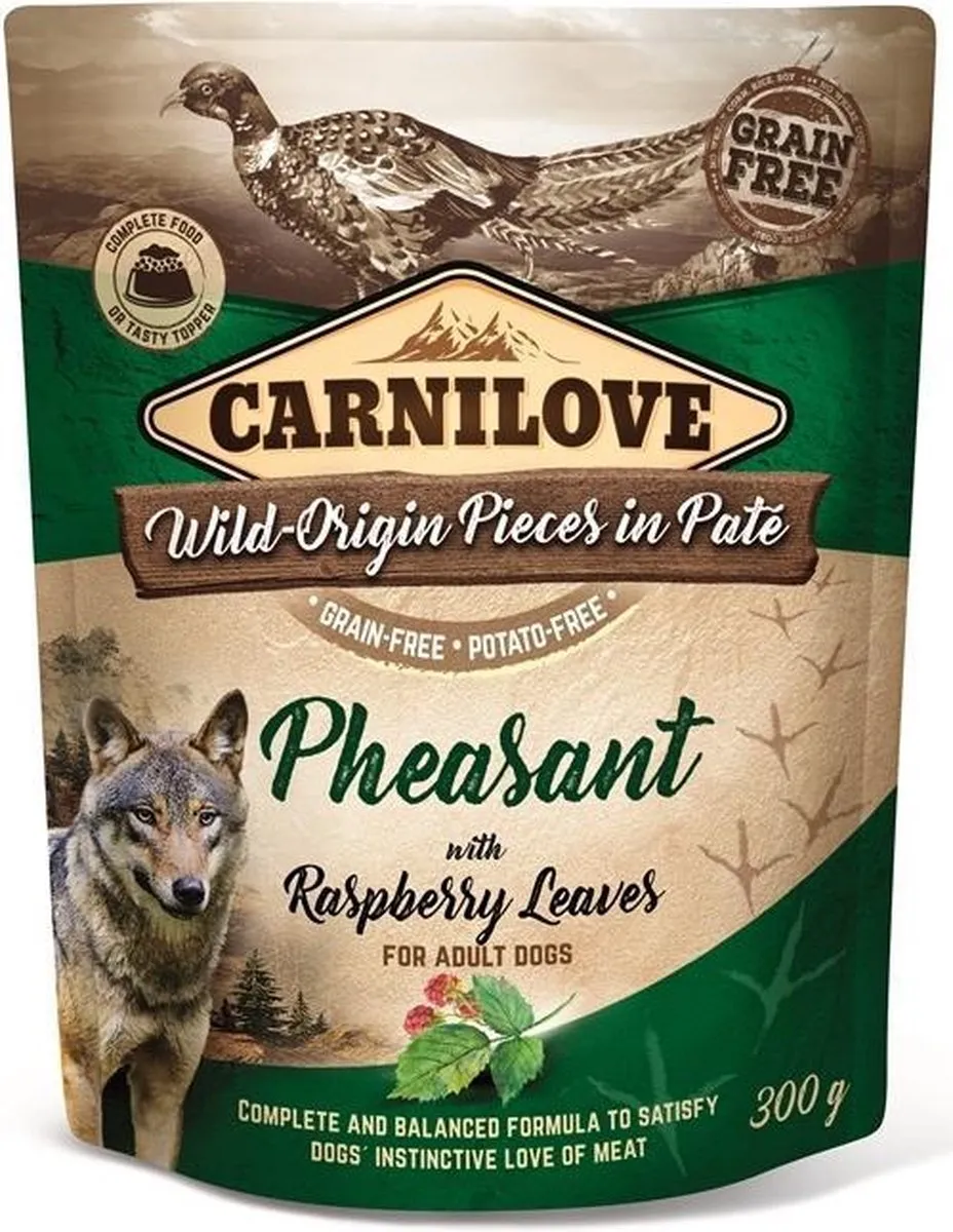 Carnilove Pouch Fazant met Framboosblad