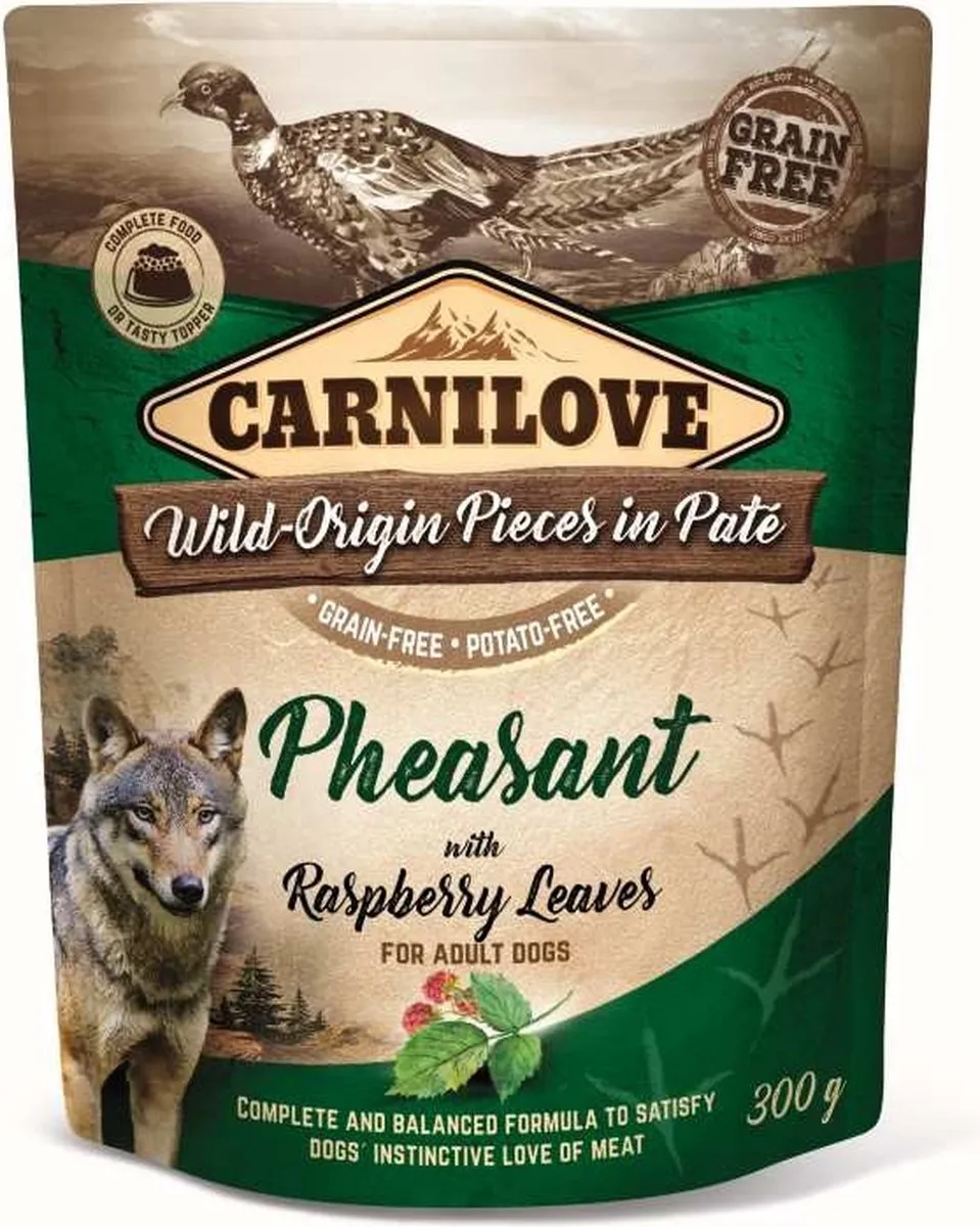 Carnilove Pouch Fazant met Framboosblad