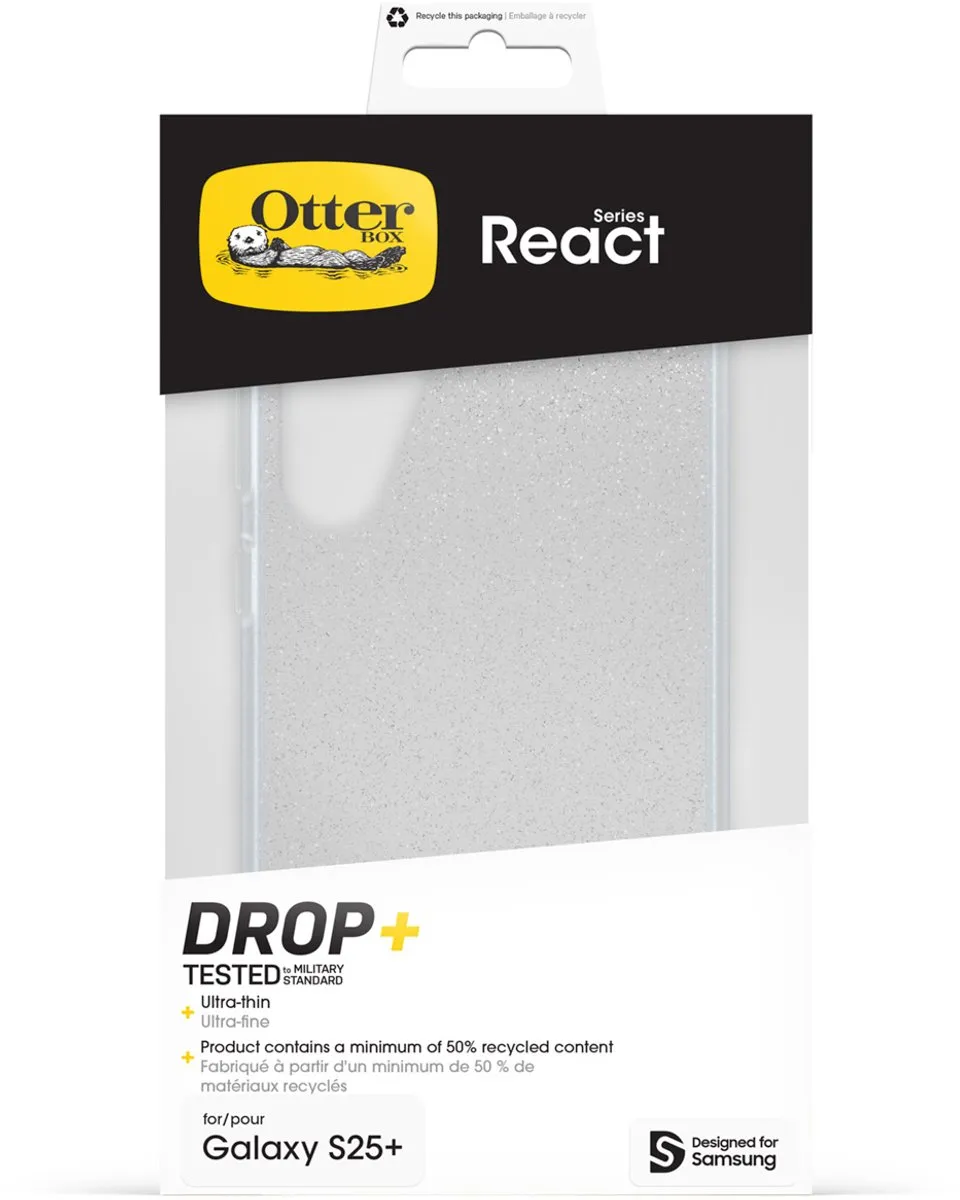 OtterBox React Backcover Samsung Galaxy S25 Plus - Transparant - 77-97441