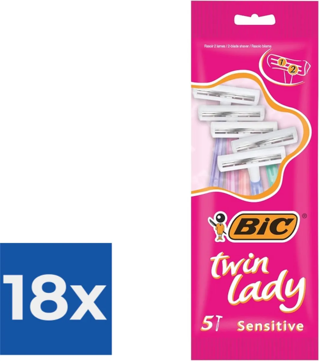 BIC Twin Lady Wegwerpscheermesjes 36-delig