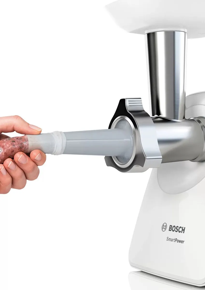 Bosch MFW2520W Vleesmolen 350W - Wit/Grijs - afbeelding 6 van 6