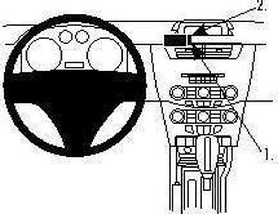 Brodit ProClip 854104 Ford Focus 2008-2011 Center Mount