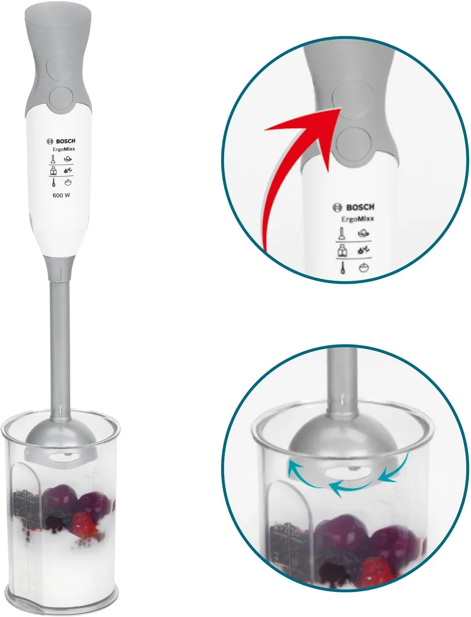 Klein Toys Bosch Mini Speelgoed Staafmixer - Zilver