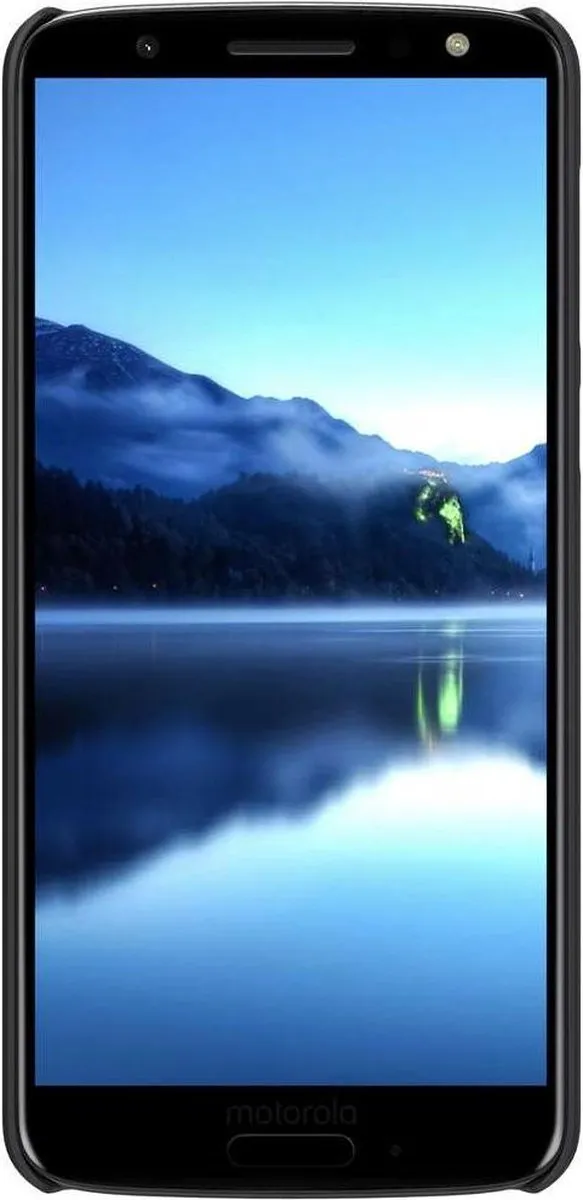 Nillkin Super Frosted Shield Backcover Moto G6 - Zwart - afbeelding 2 van 6