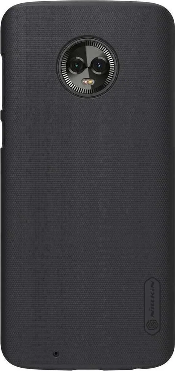 Nillkin Super Frosted Shield Backcover Moto G6 - Zwart - afbeelding 3 van 6