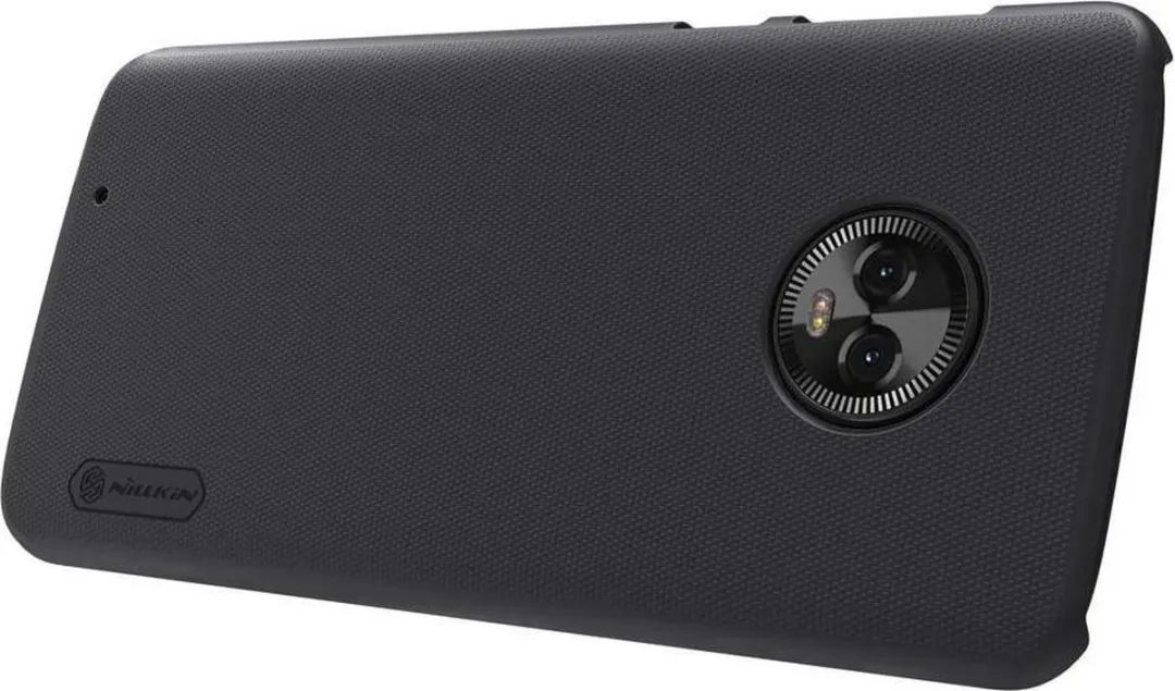 Nillkin Super Frosted Shield Backcover Moto G6 - Zwart - afbeelding 6 van 6