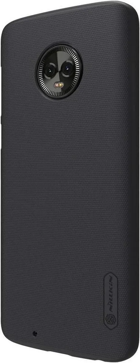 Nillkin Super Frosted Shield Backcover Moto G6 - Zwart - afbeelding 5 van 6