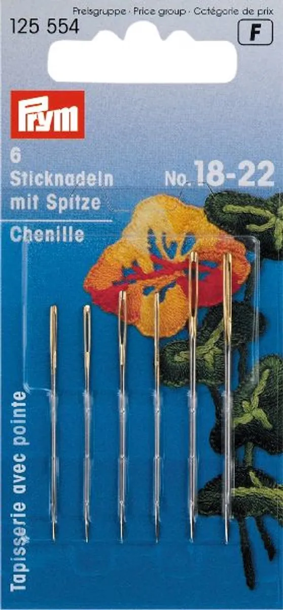 Prym Borduurnaalden Nr.18-22 - Goud
