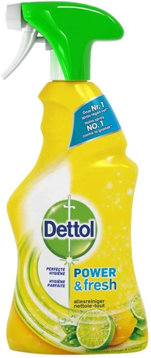 Dettol Allesreiniger Spray Power & Fresh Citrus - 500ml - afbeelding 2 van 6