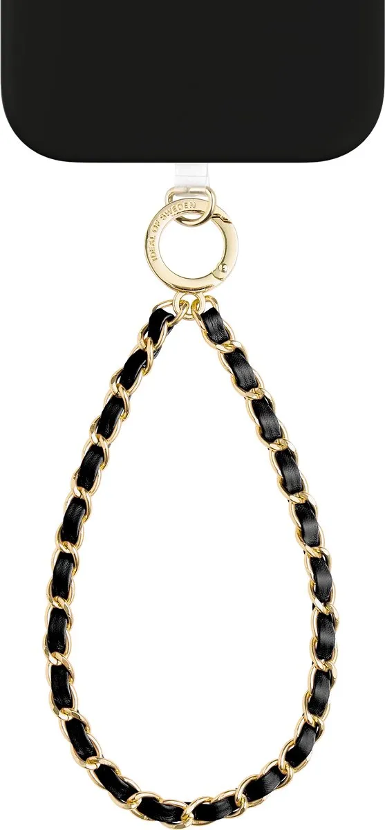 iDeal of Sweden Phone Wristlet Strap Noir Gold
