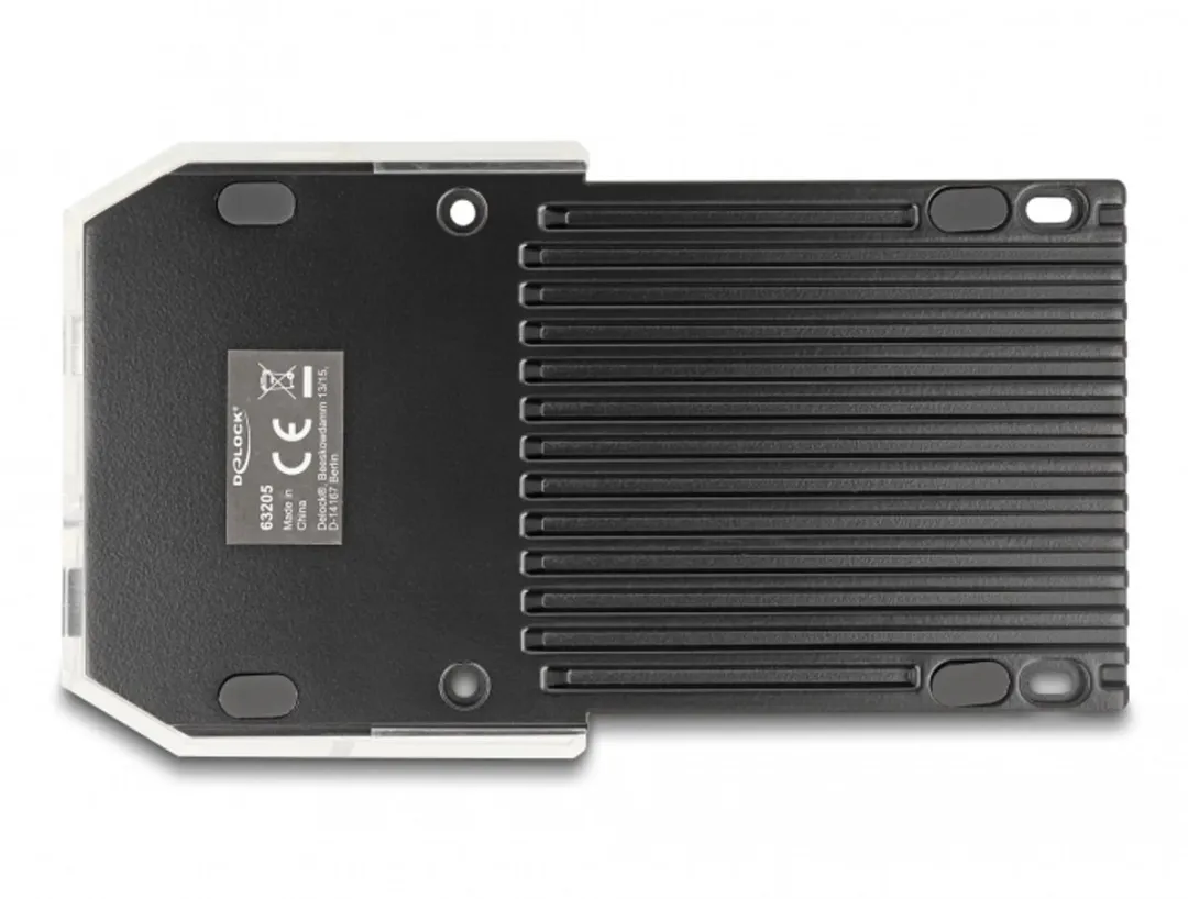 Delock 63205 USB 5Gbps Docking Station - 2.5" SATA HDD/SSD - Zwart/Transparant - afbeelding 6 van 6