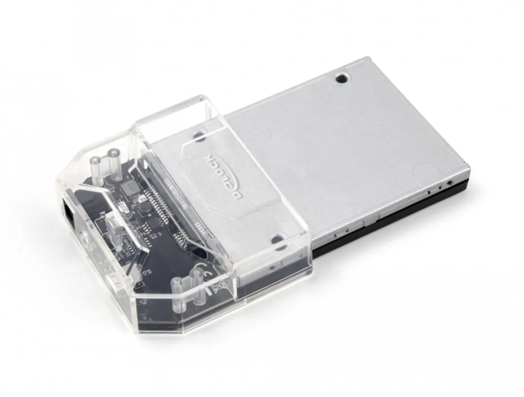 Delock 63205 USB 5Gbps Docking Station - 2.5" SATA HDD/SSD - Zwart/Transparant