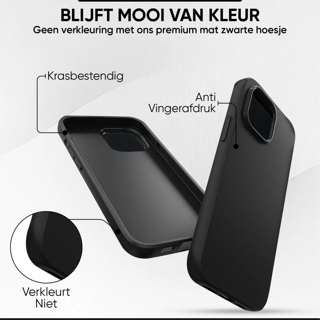 NUVEX iPhone 16 Pro Max Hoesje 8721161796275 - Zwart - afbeelding 6 van 6