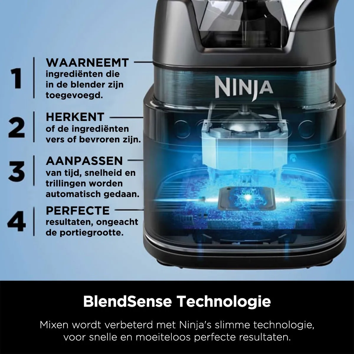Ninja Detect Power Blender Pro TB201EU - 1200W - Zilver