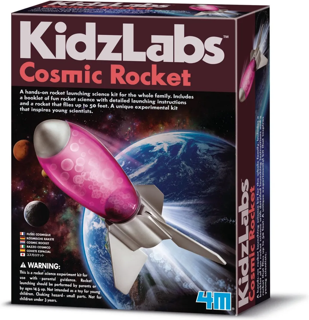 4M Kidzlabs Cosmic Rocket - Blauw