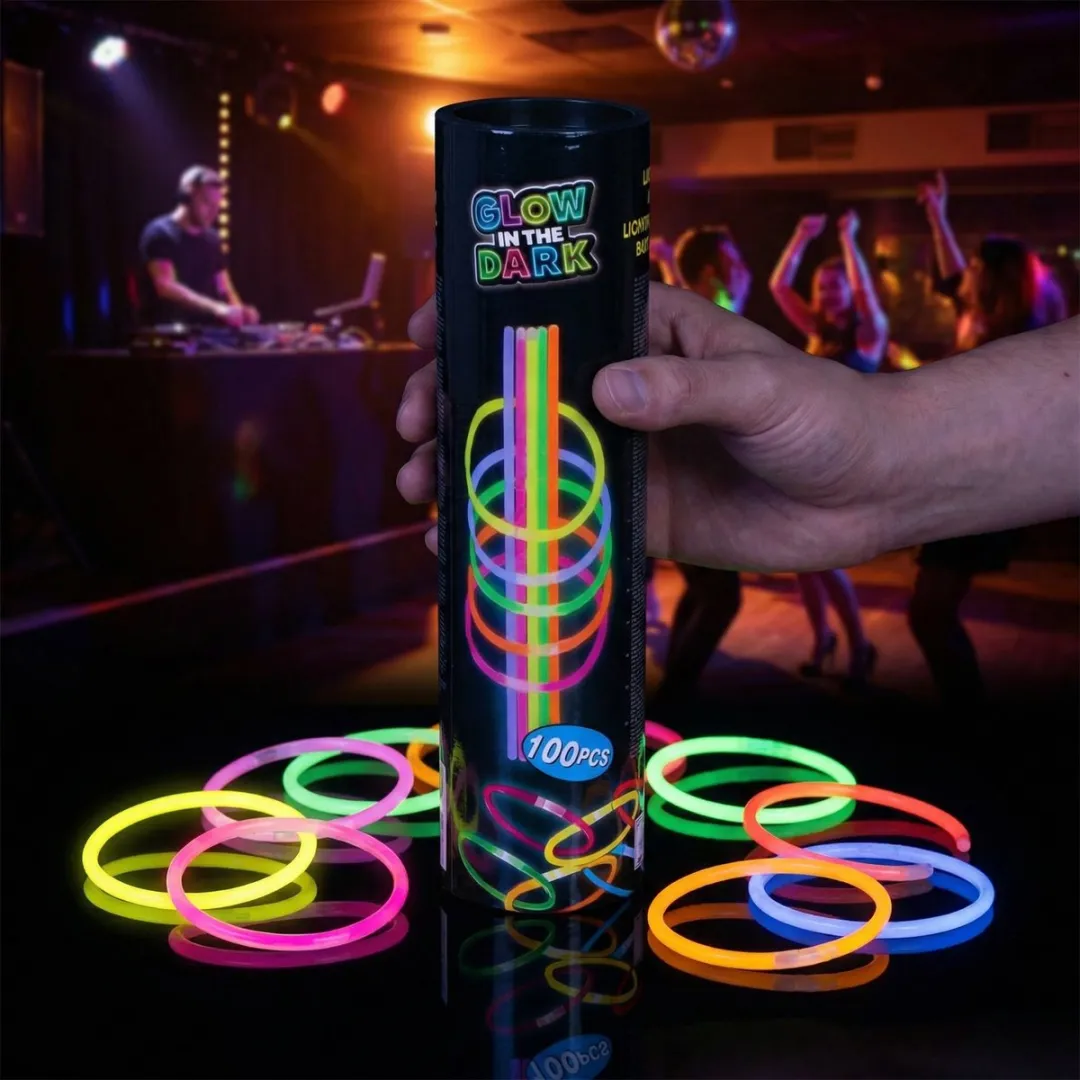 Eddy Toys Glowsticks 100 Stuks - Meerde Kleuren