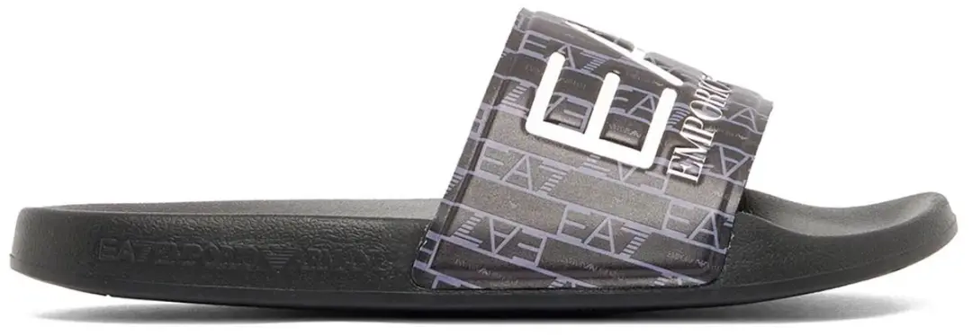 Ea7 Emporio Armani Water Sports Visibility Slippers Zwart EU 44