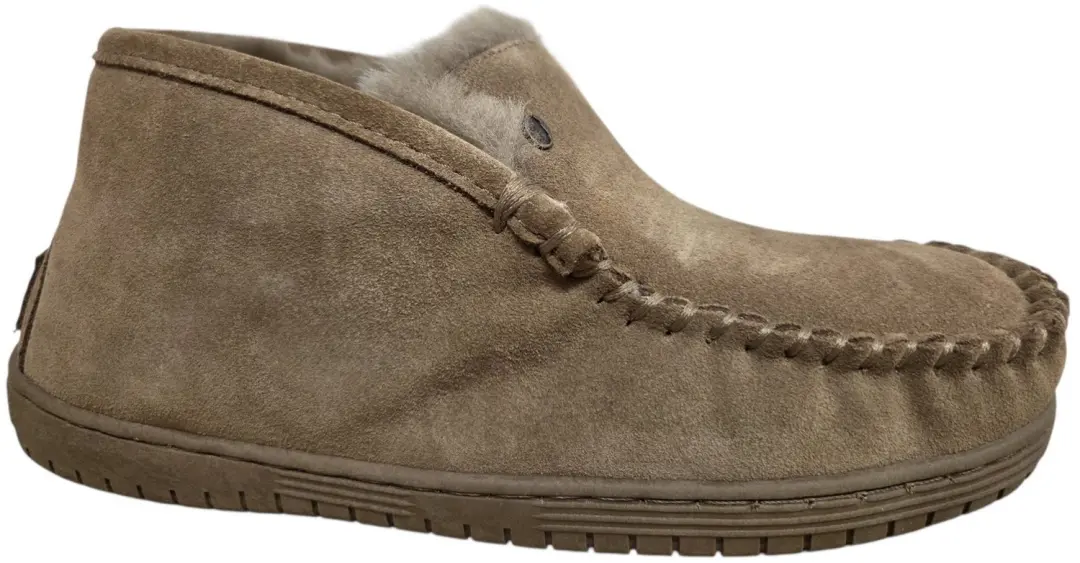 Warmbat Rewan Men Suede Mud Pantoffels Dichte Sloffen Beige Suede Heren