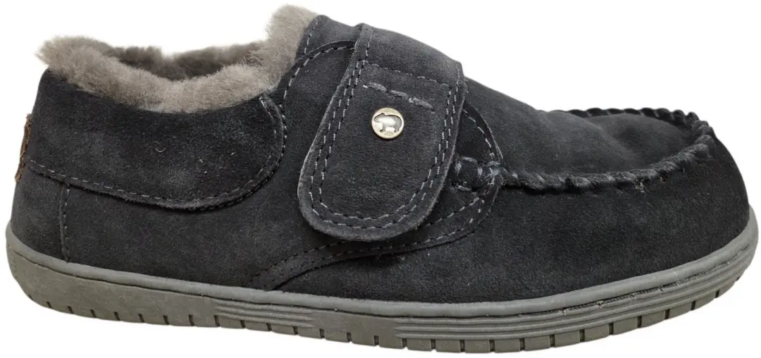 Warmbat Smithon Men Suede Velcro Charc Pantoffels Dichte Sloffen Grijs Suede Her