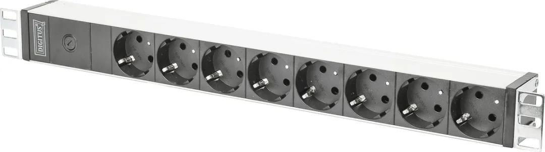 Digitus DN-95410 Patchkast Stekkerdoos 19" - 1 HE - Zwart