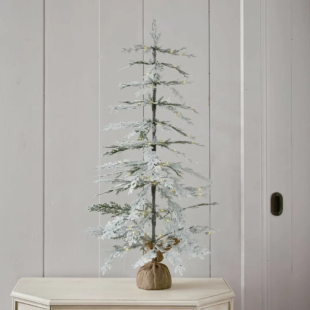 Loberon Faelorin Ledboompje - 42cm - Wit - afbeelding 5 van 6