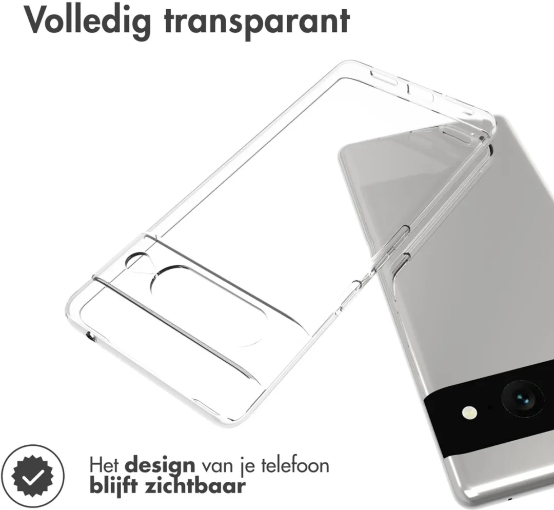 Accezz Hoesje Google Pixel 7 Pro - Transparant