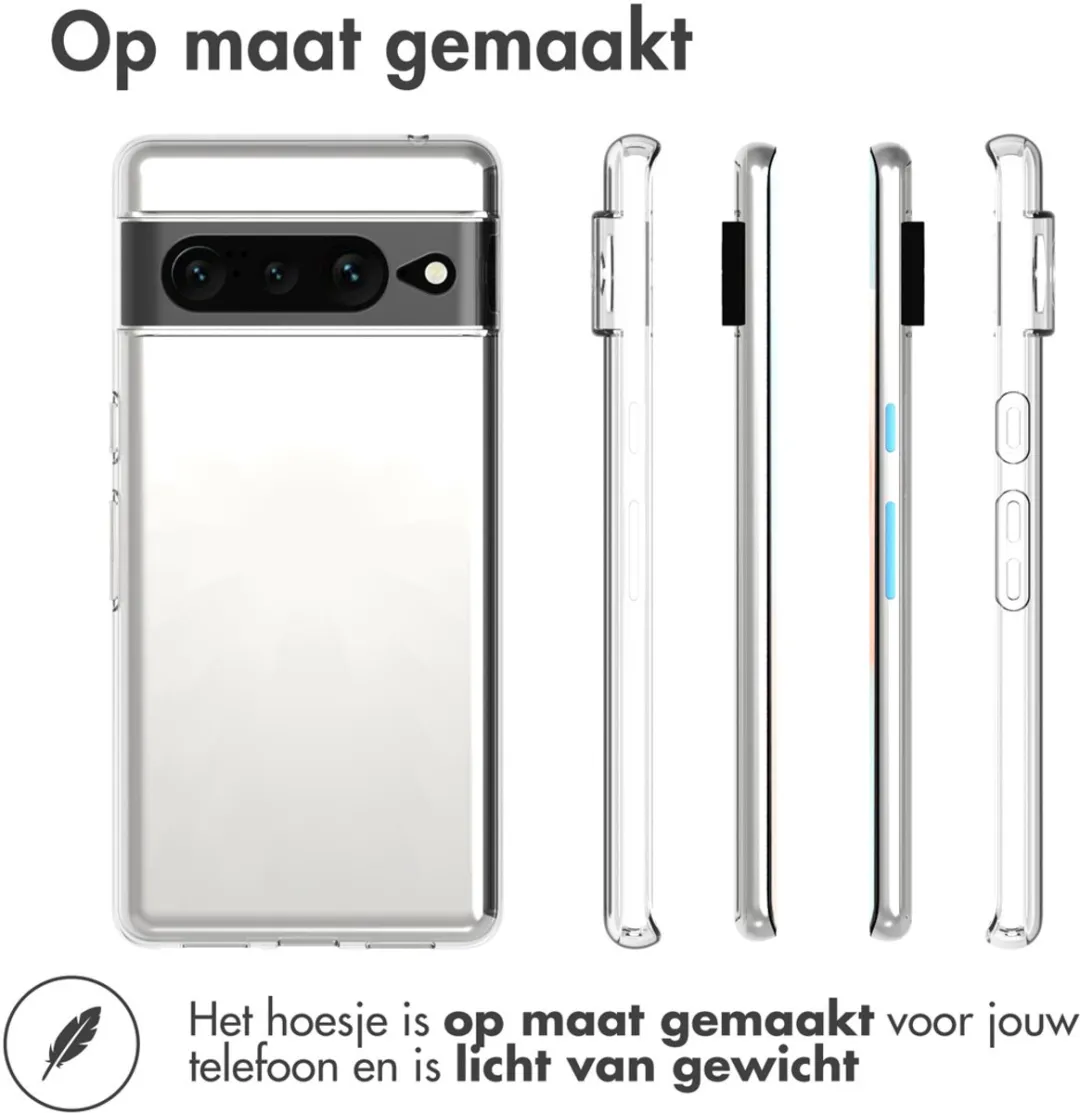 Accezz Hoesje Google Pixel 7 Pro - Transparant