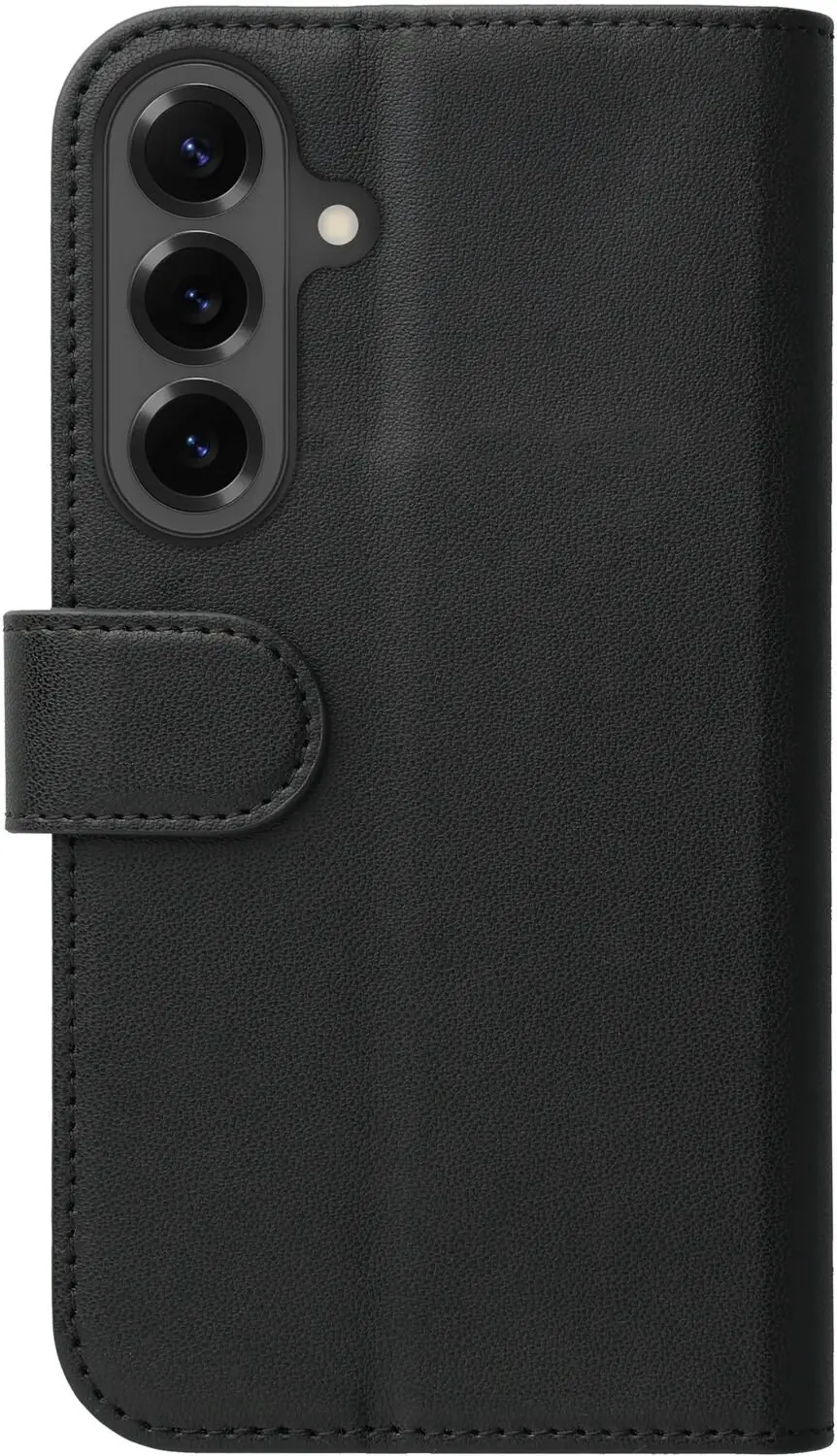 Rosso Element Modern Hoesje Samsung Galaxy S26 - Book Case - Zwart - afbeelding 4 van 6