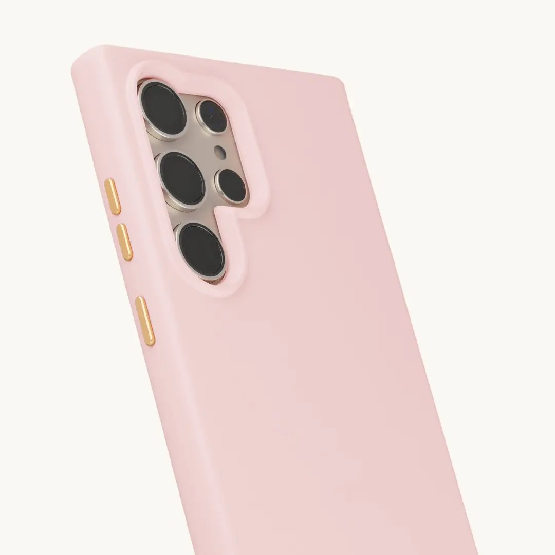 Selencia Rivièra MagSafe Hoesje S24 Ultra - Sorbet Pink - afbeelding 2 van 6
