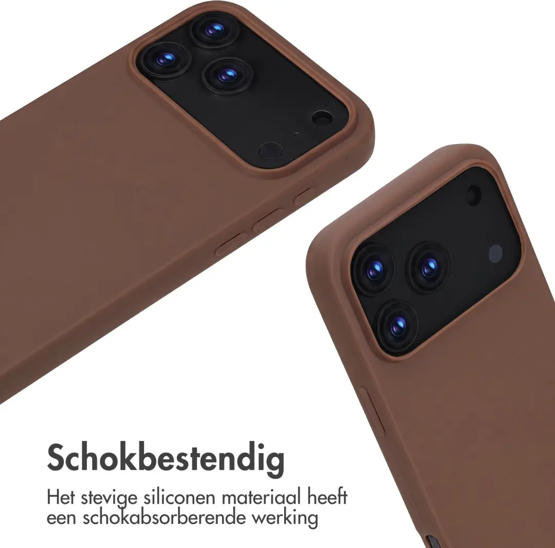 imoshion Siliconen Hoesje iPhone 18 Pro/17 Pro - Bruin - afbeelding 3 van 4
