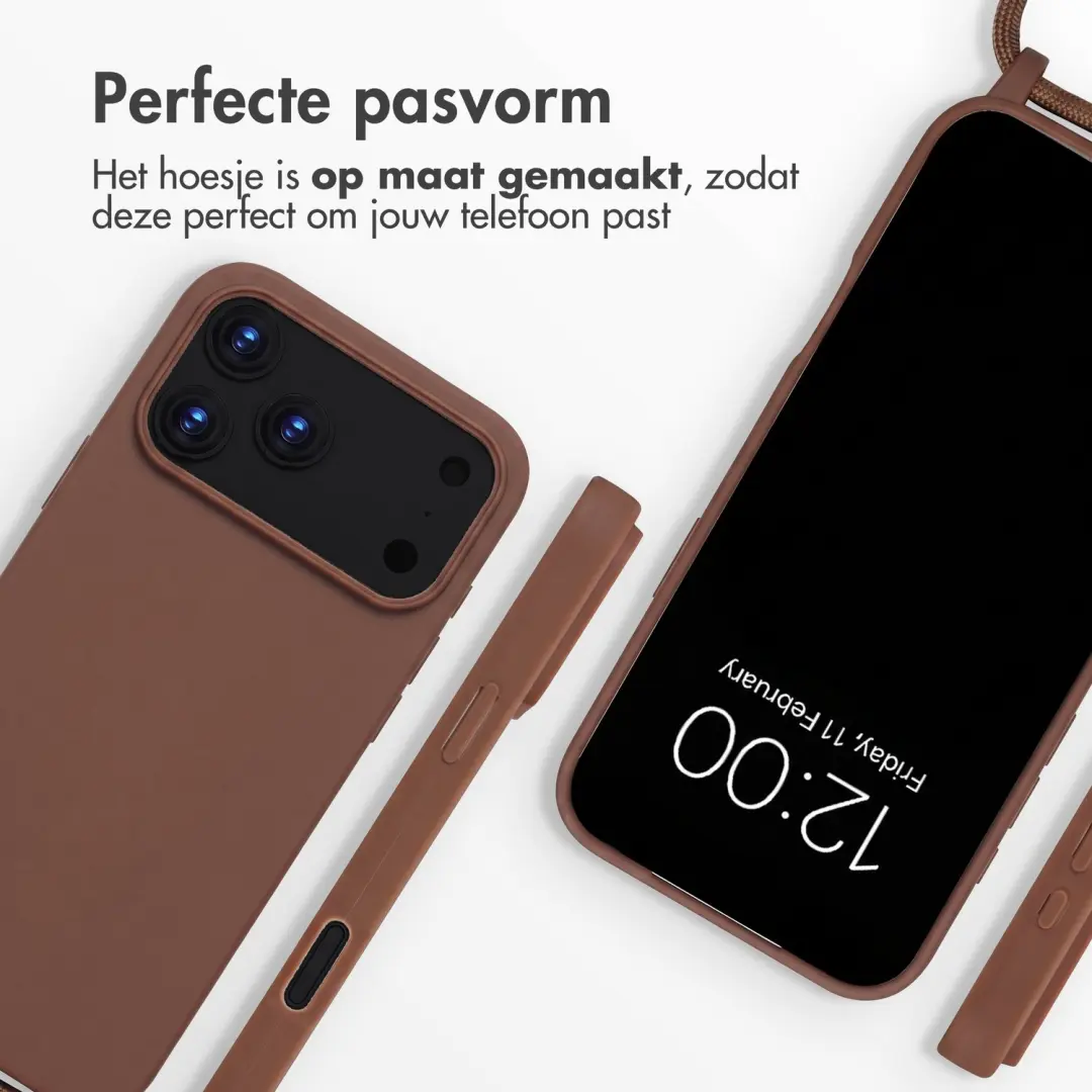 imoshion Siliconen Hoesje iPhone 18 Pro/17 Pro - Bruin - afbeelding 2 van 4