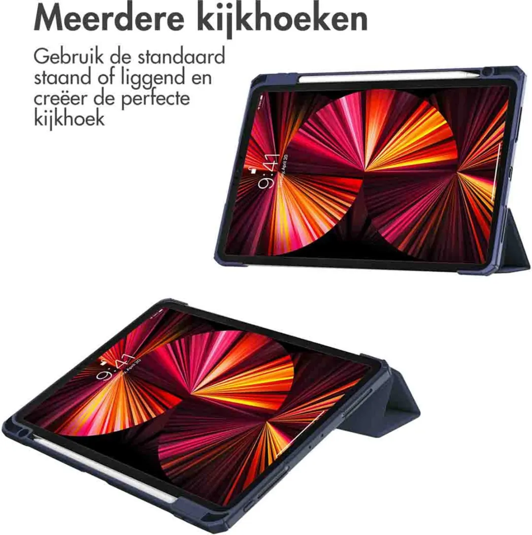 Imoshion SH00063608 Tablethoes - Apple iPad Pro 11 - Trifold Hardcase - Donkerblauw