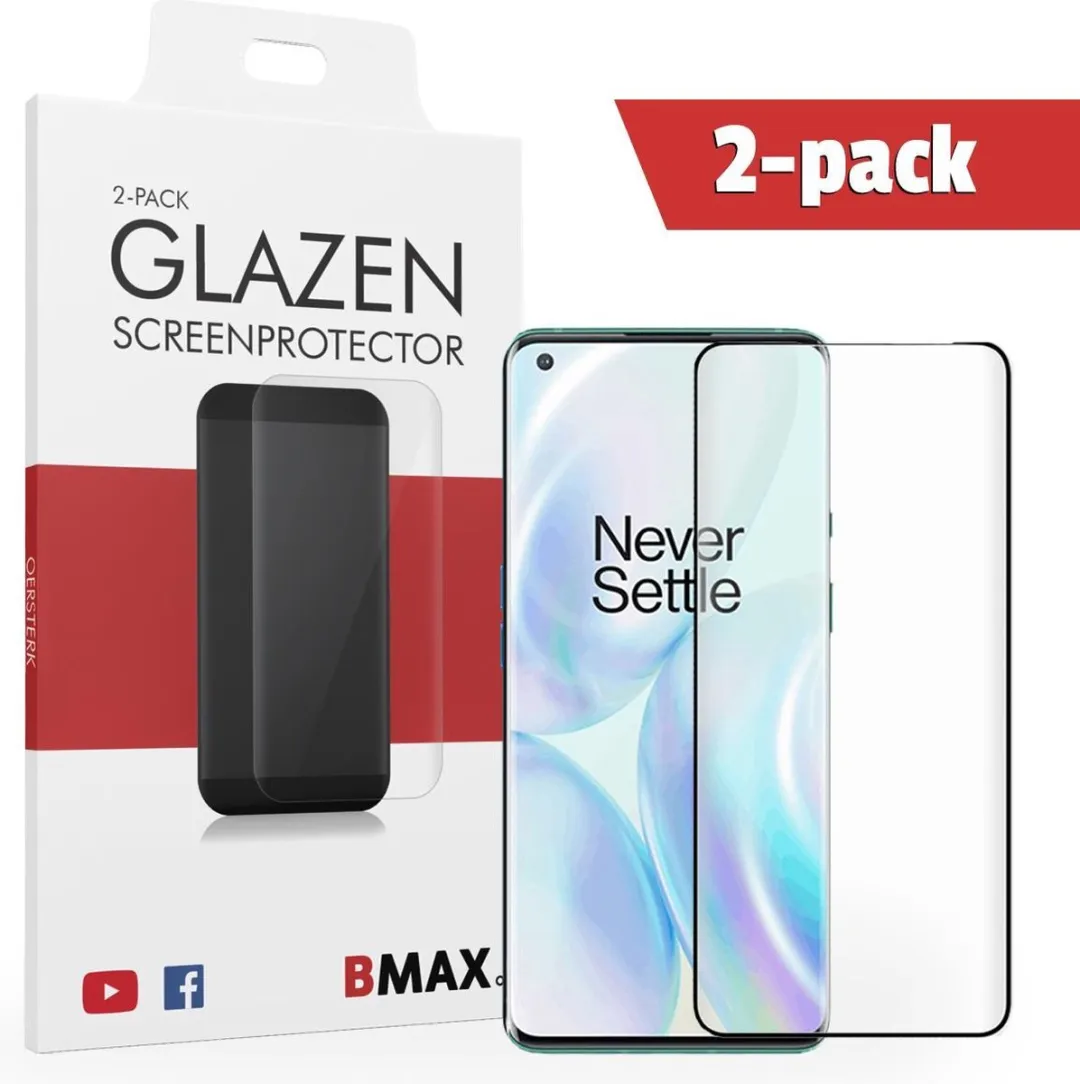 BMAX OnePlus 8 Full Cover Glasbeschermer