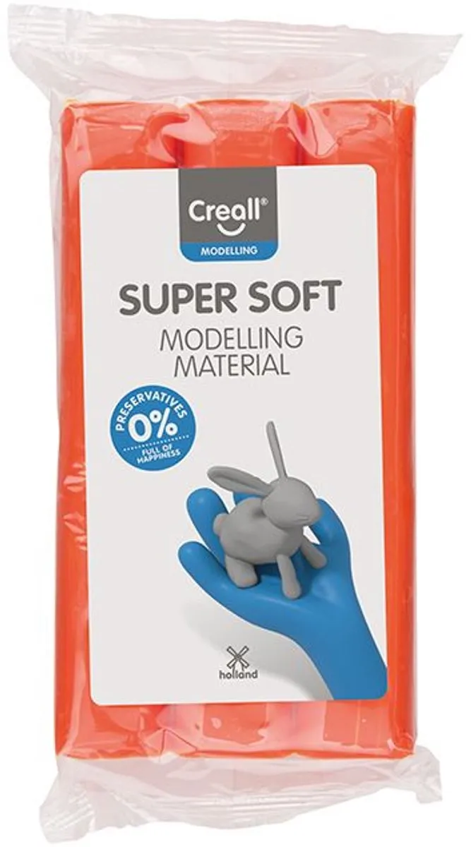 Creall Boetseerklei Supersoft Oranje 500g