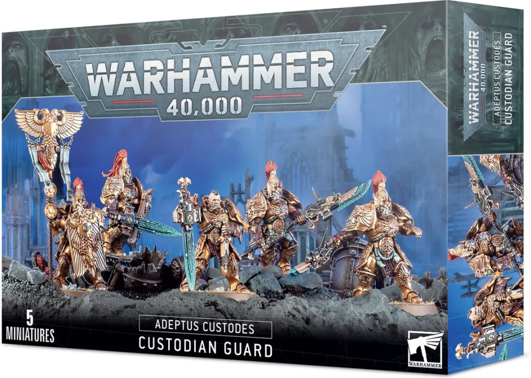 Games Workshop Adeptus Custodes Custodian Guard Squad