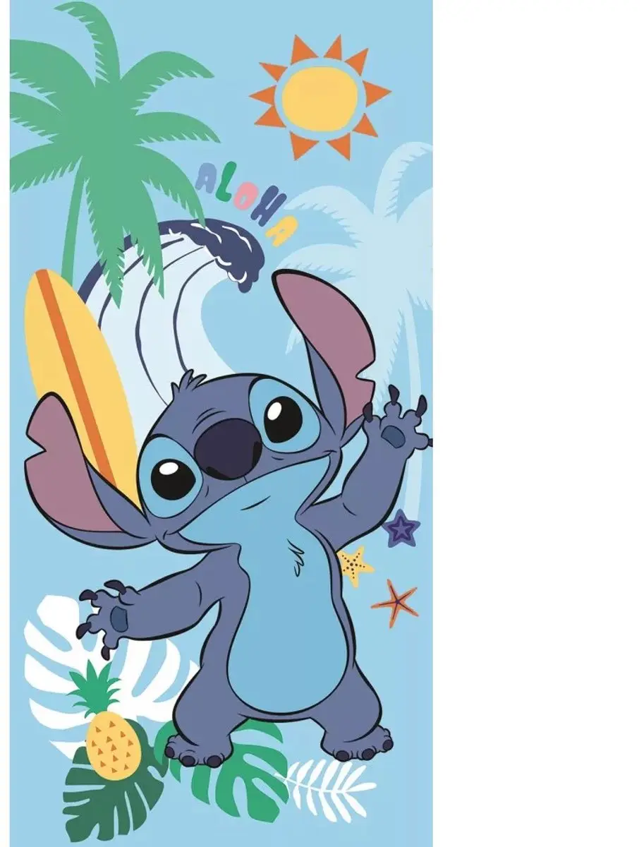 Stitch strandlaken Beach 70 x 140 cm katoen