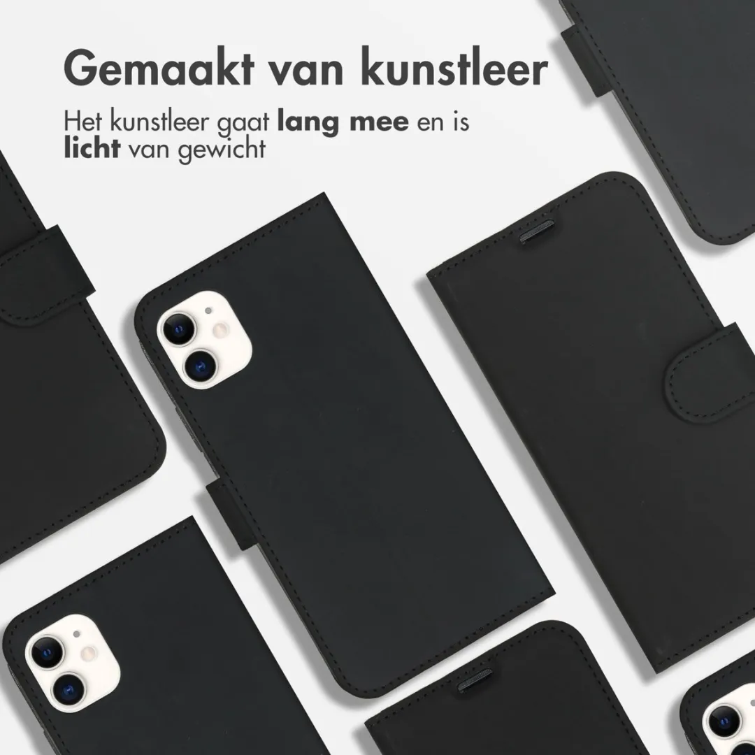 Accezz Hoesje iPhone 11 Wallet Softcase - 3 Pasjes - Zwart