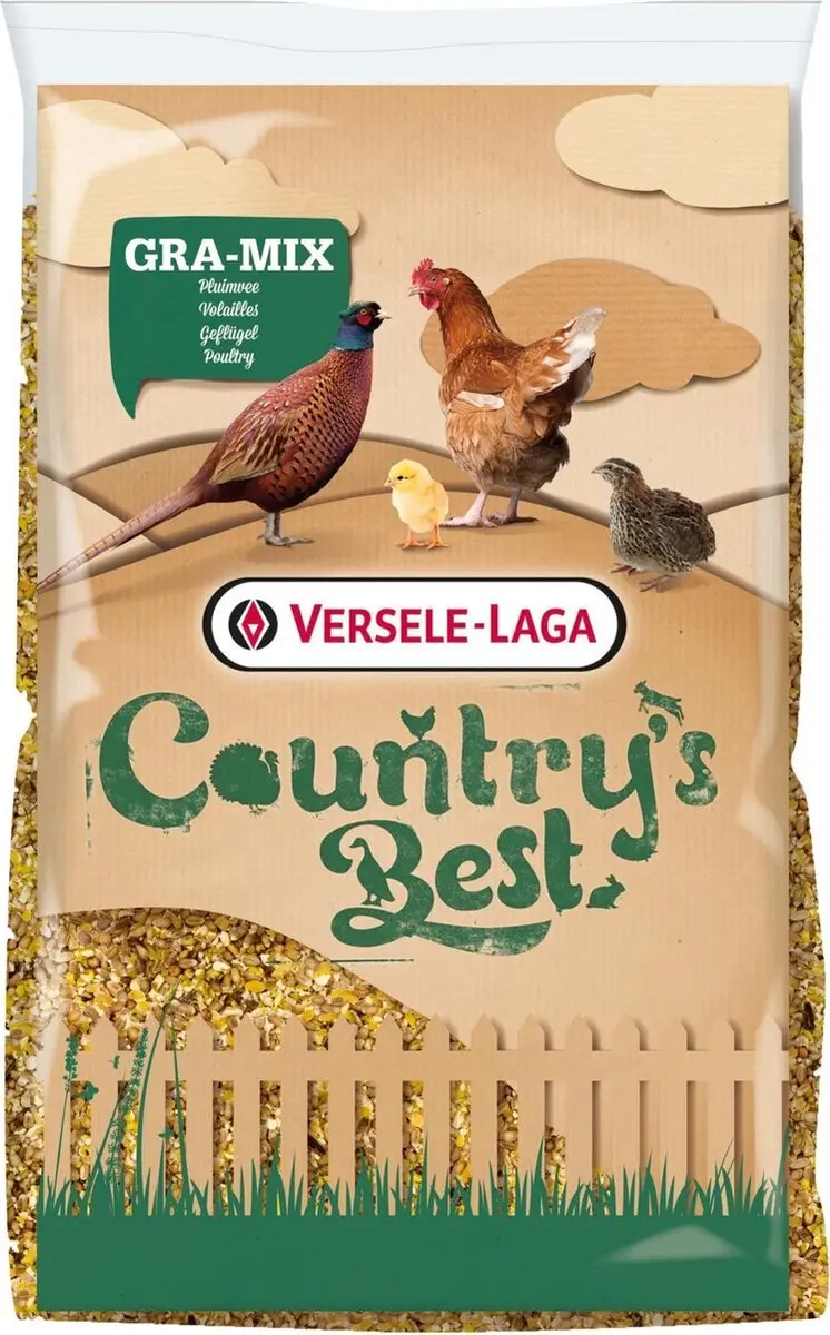 Versele-Laga Country's Best Gra-Mix Kippenvoer - 20kg - afbeelding 4 van 4