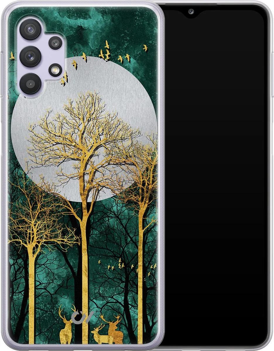Casevibes Hoesje Samsung Galaxy A32 5G - Goud - TPU