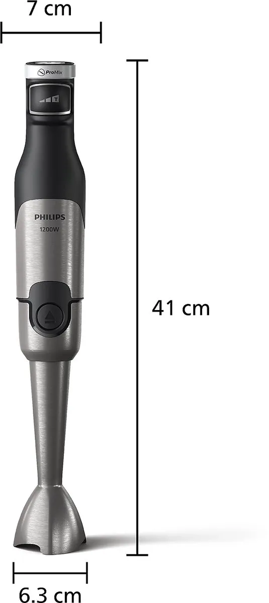 Philips 5000 Series HR2684/00 Staafmixer 1200W - Zwart/RVS