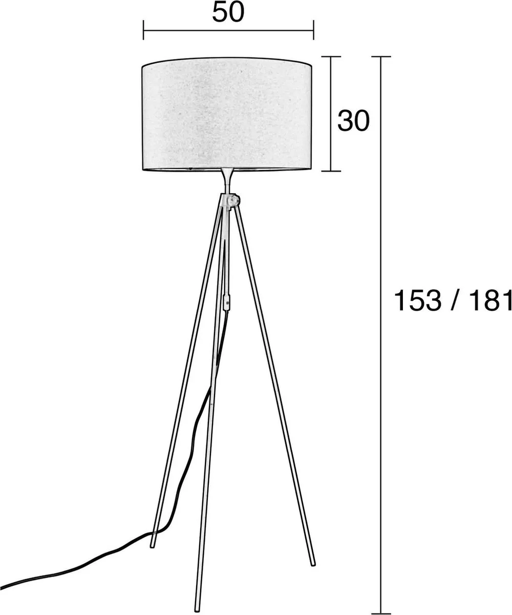 Zuiver Lesley Vloerlamp - Groen - afbeelding 6 van 6