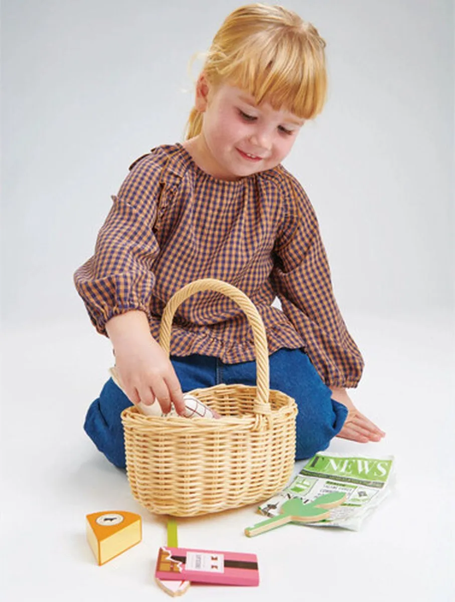 Tender Leaf Toys Mandje met Boodschappen