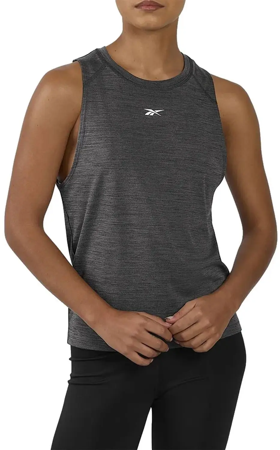 Reebok Mouwloos T-shirt Grijs XL Vrouw