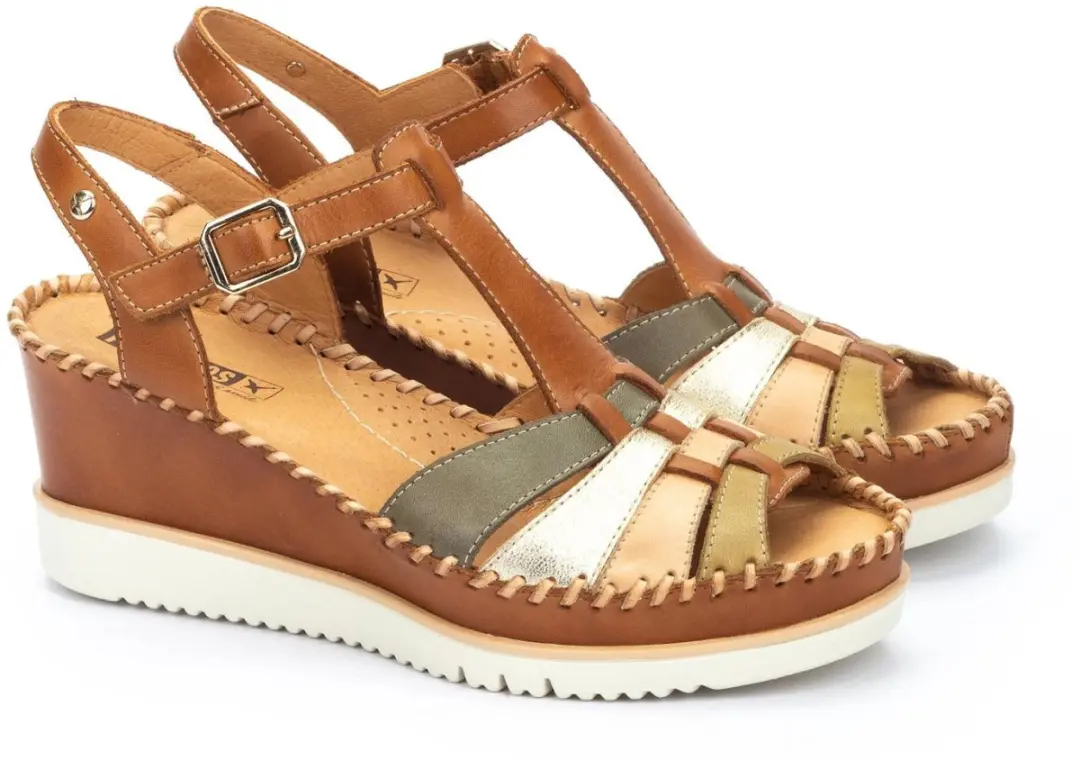 Pikolinos Aguadulce Leren Sandalen - Bruin - afbeelding 4 van 6